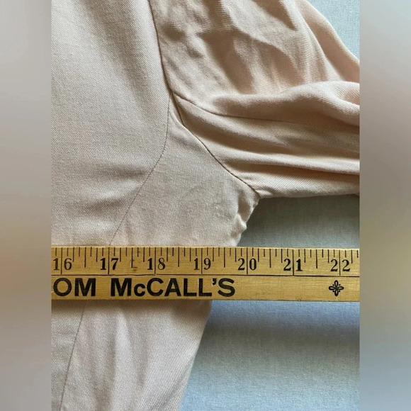 Talula Aritzia Baby Pink Kent Open Blazer Sz  8 - Picture 8 of 8